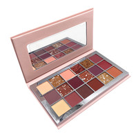 Maquillage Fard à Paupières Créez Votre Marque Étiquette Privée Paillettes Palette Fard à Paupières Personnalisée