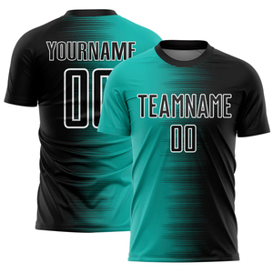Aangepaste waterdichte, sneldrogende, ademende eigenschappen, aanpasbaar unisex V-hals spandex/katoen voetbal trainingshirt team - Product Image 1