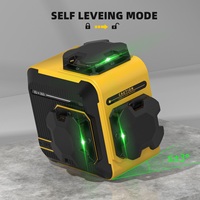 Niveau laser numérique Huepar M03CG Mini, 12 lignes, niveau laser 3D, machine de nivellement, croix verticale, auto-nivellement