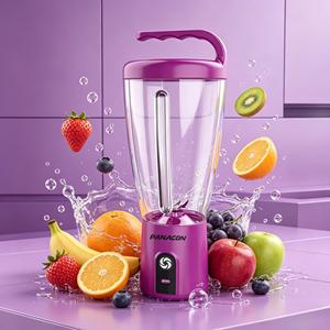 Licuadora Portátil Inalámbrica de 150W, Recargable por USB, Bajo Nivel de Ruido, con Batería, para Jugos, Hielo, Smoothies, para Auto y Exteriores - Product Image 1