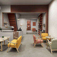 Ensemble de table et de chaises de style nordique, durable, moderne, en bois massif, pour les cafés commerciaux, les restaurants de thé au lait