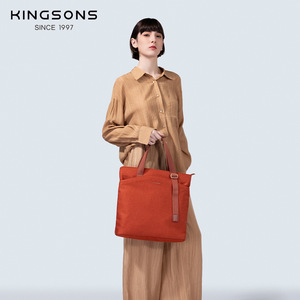 Kingsons Women's Tote Bag Waterproof Nylon Horizontal <b>Square</b> Office Shoulder Bag For Everyday Use - Product Image 2