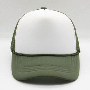 Gorra de béisbol con logo personalizado al por mayor de fábrica, gorra trucker de malla frontal de espuma de color liso con cuerda, característica de tela común - Product Image 4