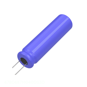 ตัวเก็บประจุ680 UF แบบมีรูผ่านรูผ่านสารส้ม680 UF 20% 40V แบบดั้งเดิม678D687M040DS3D - Product Image 1