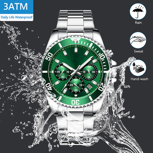 En iyi kalite promosyon lüks izle kuvars hareketi bayanlar altın alaşım bilek saatler adam - Product Image 5
