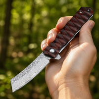 Couteau de poche pliable portable d'extérieur, couteau tactique de chasse et de camping, couteau utilitaire à lame à ressort, outil manuel, vente en gros, personnalisé GT-8883