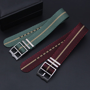 YUNSE i più nuovi <span class=keywords><strong>28</strong></span> colori in stock 20mm 22mm cinturino per orologio in Twill cinturino per orologio in Nylon di alta qualità 18mm - Product Image 1
