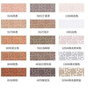 Rollos de piel sintética de Pvc resistente al agua tela de cuero sintético colorido en relieve sintético para uso en Bolsos De Mujer - Product Image 6