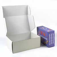 Boîte en carton ondulé certifiée FSC, durable, sur mesure, en papier recyclable, pour emballage de décoration intérieure, vente au détail et transport en vrac