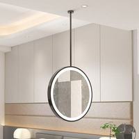 60X40CM Double Côtés Miroir Avec LED Veilleuse Salle De Bains Décor Suspendu Suspendu Occasions D'anniversaire De Mariage Dropshipping DDP