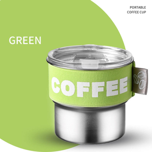 Wholesale High Quality Portable 304 Stainless Steel 400ml Vacuum Insulated Eco-Friendly Coffee Thermos <strong>Cups</strong> for Home Office Car - Product Image 5