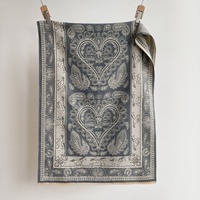 Nouvelle Écharpe Jacquard Paisley Classique Automne/Hiver en Polyester pour Femme, Châle/Cou Polyvalent à Franges Courtes