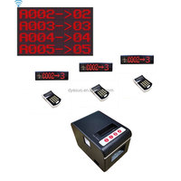 Afficheur de compteur à LED Système de gestion des files d'attente de bureau Imprimante de tickets pour équipement de service