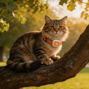 Collier GPS pour <span class=keywords><strong>chien</strong></span> et chat, traceur pour animaux de compagnie, anti-perte, suivi des animaux, étanche, télécommande pour le suivi des chiens et des chats, positionnement des animaux - Product Image 2