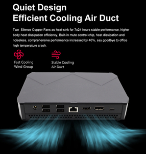 كمبيوتر صغير جديد AMD Ryzen <span class=keywords><strong>7</strong></span> 8 Cores عالي الأداء مع شاشة 4K وواجهات متعددة للمكتب والمنزل - Product Image 3