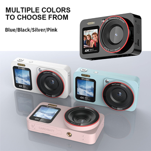 Appareil photo numérique 4K Ultra HD Mini caméscope 64MP 2.8 & 1.4 pouces double écran rechargeable Étudiants Compact Record Vlogging Camera - Product Image 5