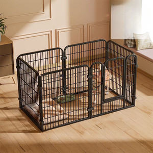 Barrière pour animaux en métal robuste, clôture de jardin, clôture de camping-car, clôture de camping, <span class=keywords><strong>enclos</strong></span> pour chiens et lapins, clôture décorative pour chiens d'<span class=keywords><strong>extérieur</strong></span> - Product Image 2