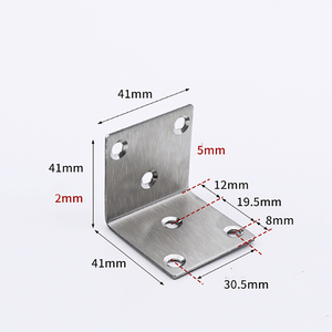 Phổ ba mặt đa chức năng sửa chữa tấm thép không gỉ 90 độ góc bên phải khung góc gỗ gia cố - Product Image 6