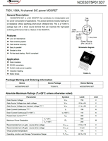 NCE Power NCES075P013D7 750V 156A MOSFET de Potencia de Canal N SiC TO263-7L 500W -55C a +175C 100% Original y con Código de Lote Rastreable