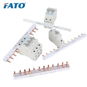 <span class=keywords><strong>FATO</strong></span> 40A/63A/80A/100A 415V Pin tipo cobre barra colectora peine conector para MCB disyuntor caja de distribución equipo de energía - Product Image 4