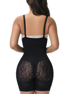 <strong>Strapless</strong> Zip Front Open Crotch <strong>Shapewear</strong> High Compression Tummy Control Butt Lifter <strong>Bodysuit</strong> - Product Image 6