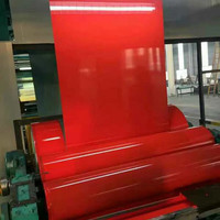 Bobine d'acier prélaqué PPGL en gros, bobine d'acier Galvalume prépeinte 0,2-1,0 mm, rouleau revêtu de zinc-alume avec service de pliage de précision pour bardage