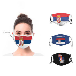 เสื้อเชียร์ฟุตบอลสำหรับแฟนเซอร์เบีย ลายธงชาติ กันน้ำ เป็นมิตรกับสิ่งแวดล้อม ผลิตจากวัสดุโพลีเอสเตอร์แบบไม่ถักทอ - Product Image 5