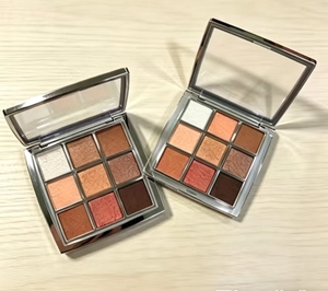 Paleta de sombras de ojos de 9 colores efecto perla, tonos tierra y nude, larga duración, textura suave, estilo Net Red. - Product Image 5