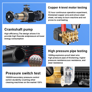 Máquina de Limpieza de Agua Fría de Alta Presión de 3-9.5KW, Automática, Comercial, para Lavaderos de Autos, 3200-4800psi - Product Image 5