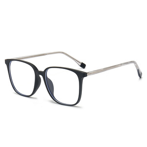 Lunettes anti-lumière bleue carrées pour femmes, design de marque TR90, prix d'usine, grande monture, monture pour verres correcteurs, UV400 - Product Image 1