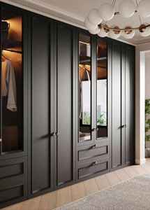 Armoire moderne de luxe simple sur mesure avec un design écologique et une grande capacité de rangement - Product Image 4