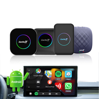 Adaptador Inalámbrico Carlinkit 3 en 1 Tbox Multimedio para Auto con Carplay, 128Gb, HDMI, Video, USB, Android 13/14, Ai Box para YouTube