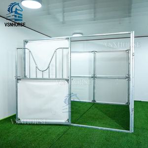 Tela de vinilo de Instalación rápida, estructura de tienda estable de <span class=keywords><strong>caballos</strong></span> portátil, LONA DE PVC, refugio de <span class=keywords><strong>caballos</strong></span> para eventos, estable temporal móvil - Product Image 5