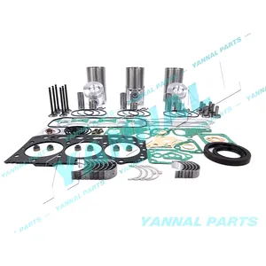 3D84-3 Kit De Reconstrução Do Motor Com Anel De Pistão Cilindro Liner Junta Rolamentos Do Motor Válvulas Definido Para Yanmar 3D84-3 Peças De Motor