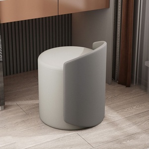 Sgabello decorativo rotante circolare Multi funzionale per il trucco e saloni per unghie - Product Image 3