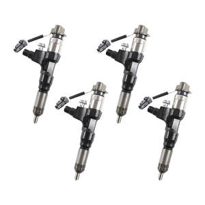 Inyector de Combustible para Motor Diésel Plateado 095000-6593 para Hino J08E para Excavadora de Cadenas SK200-8 SK330-8 SK350 - Product Image 6