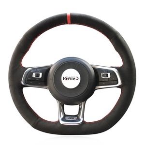 Housse de <span class=keywords><strong>volant</strong></span> pour voitures, accessoire pour Volkswagen VW Golf 7, GTI Golf R, MK7, VW Polo, GTI <span class=keywords><strong>Scirocco</strong></span>, 2015, 2016, prix de gros - Product Image 6