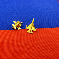 Conception personnalisée de haute qualité placage Antique couleur broche hélicoptère 3D broche émail épinglette pour Souvenir