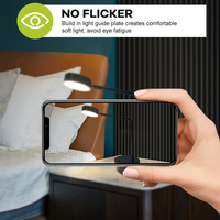Lampes de table LED créatives, modernes, simples et flexibles en acrylique et acier pour bureau, chevet, chambre, étude, lecture et art