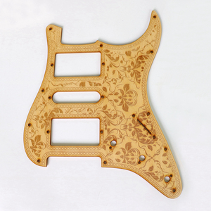 Plaque de protection de <span class=keywords><strong>guitare</strong></span> HSH ST en bois Donlis, utilisée pour la construction de guitares électriques personnalisées - Product Image 1
