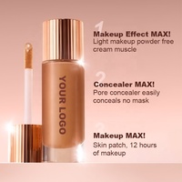 Fond de teint liquide mat vegan de haute qualité, non comédogène, couvrance totale