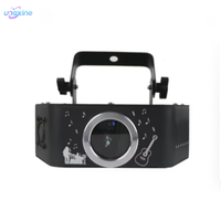 Lumière laser LED RGBW avancée UNOXINE |   Effet DMX double vert et bleu + blanc chaud pour spectacles de scène professionnels
