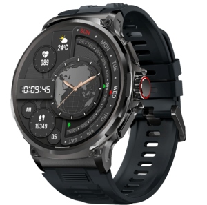 Reloj Inteligente Dafit V69 para Hombre 2026, Pantalla IPS Grande de <span class=keywords><strong>1</strong></span>.85 Pulgadas, Batería de 710 mAh, Chip RTL8763E, Llamadas por Bluetooth, Monitor de Ritmo Cardíaco, Correa de Silicona - Product Image 1