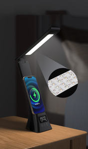 Đèn bàn 2025 LED với bộ sạc không dây, đèn bàn linh hoạt cho chân đế, đèn đọc sách chăm sóc mắt, điều khiển cảm ứng, hẹn giờ tự động - Product Image 3