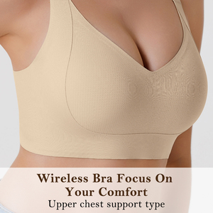 Custom Logo Womens <strong>Wireless</strong> Jelly <strong>Bra</strong> Plus Size Seamless <strong>Bras</strong> Full Coverage <strong>Push</strong> <strong>up</strong> <strong>Bra</strong> - Product Image 2