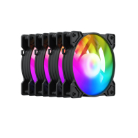 Tecnomall kipas Pc komputer game murah ARGB warna 120mm 4PIN pendingin Pc logo kustom kipas pendingin Pc