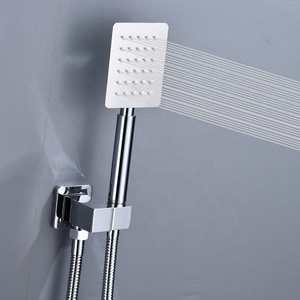 Juego de Grifería de <span class=keywords><strong>Ducha</strong></span> de Lluvia Montado en la Pared, Sistema de Cascada Cromado para Baño, Grifo de <span class=keywords><strong>Ducha</strong></span> Oculto - Product Image 3