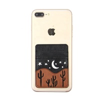 Portefeuille mobile intelligent avec autocollant en cuir, porte-cartes portable pour cartes de crédit, marque Yin Hui, 3 tailles, style tendance