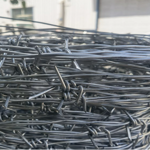 Alambre de púas galvanizado en caliente, alambre de hierro de 1.6-2.5mm de diámetro, alambre de púas simple anti-escalada, rollo de 500m para cercas - Product Image 3