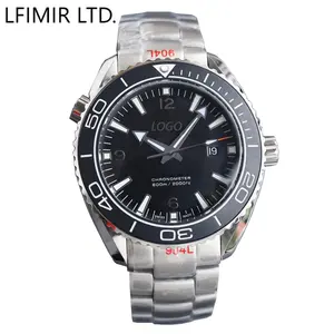 1to1 Super Clone 904l Steel Eta Mechanical Movement Sapphire Glass Watch Men's Omegas 3 Fish Oil